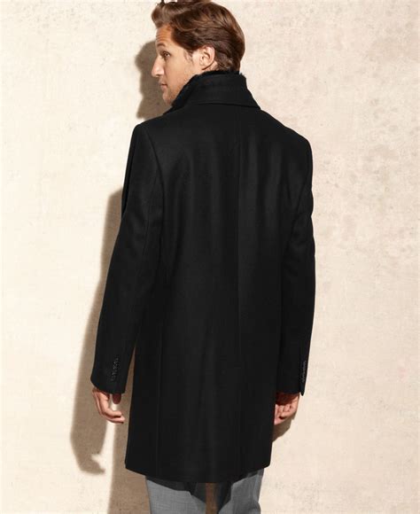 michael kors mens wool overcoat|Michael Kors overcoat wool.